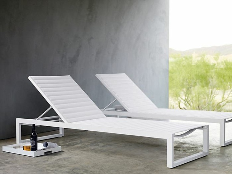 extérieur moderne design chaise longue idée jardin terrasse aménagement mobilier extérieur design 