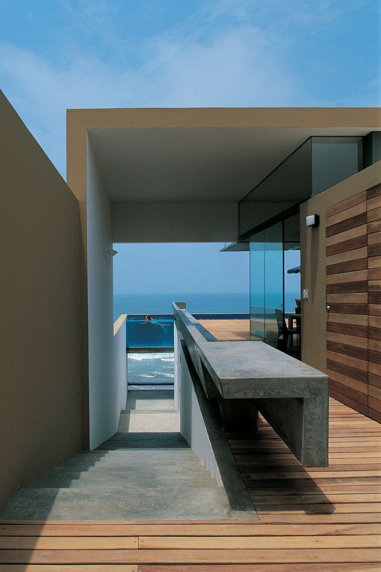 maison moderne design moderne piscine verre aménagement 