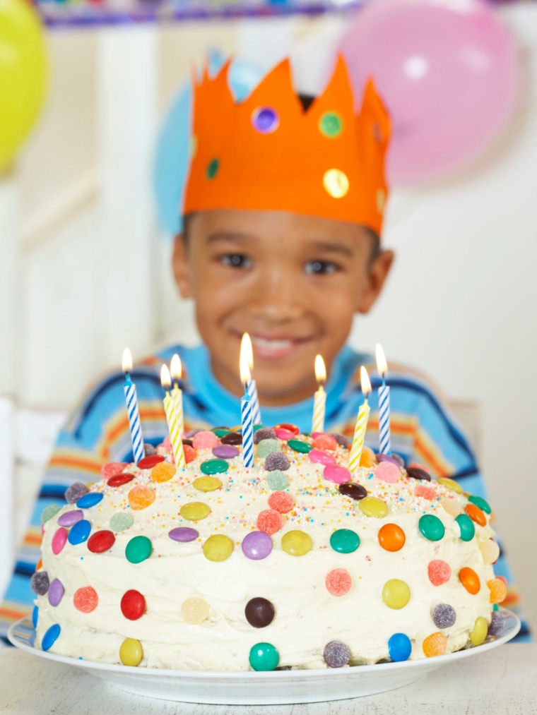 gâteau d'anniversaire bonbons enfant
