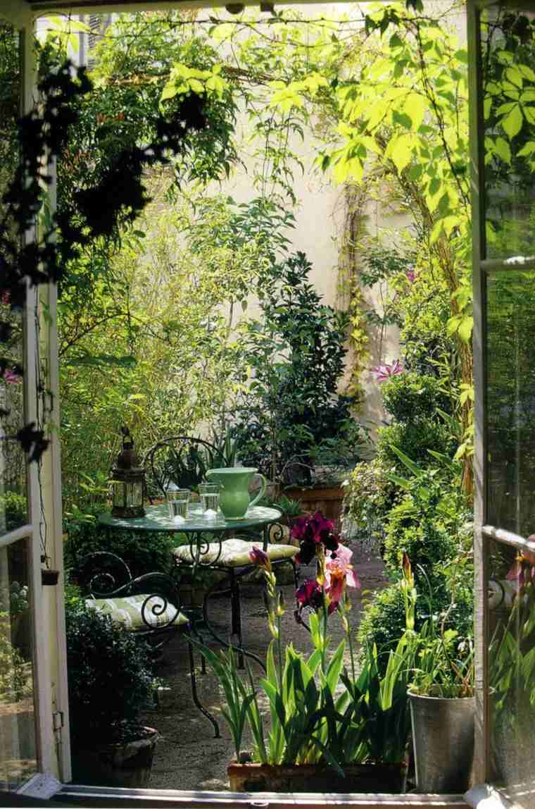 photo aménagement jardin romantique