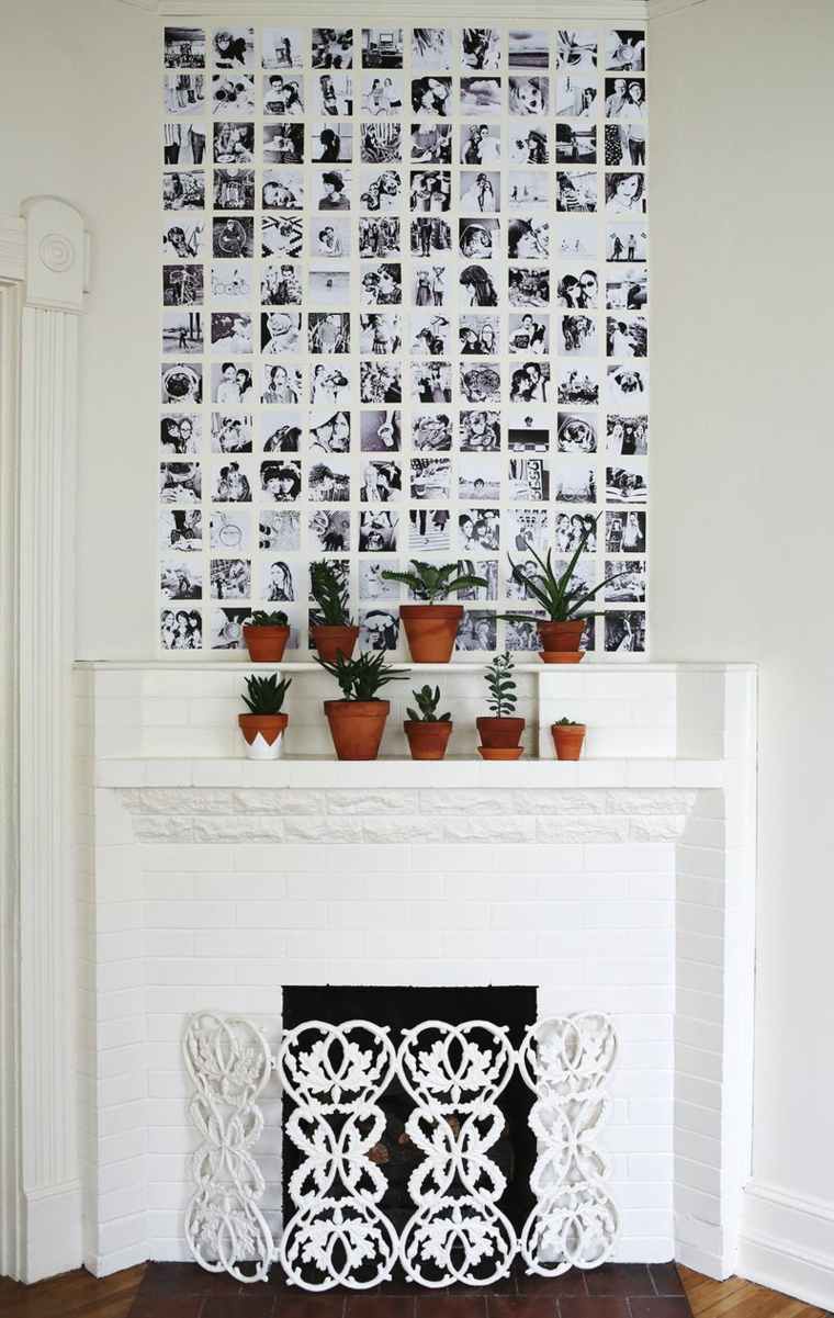 photos décoration noir blanc