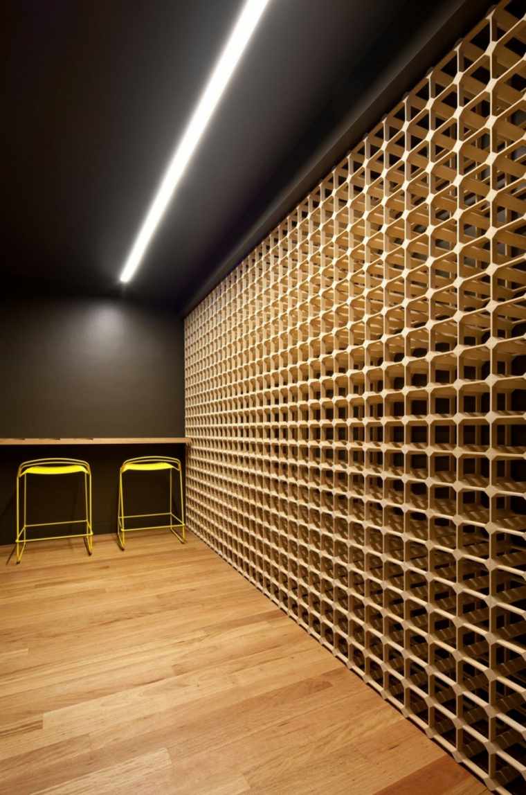 caves à vin moderne design monde rangement bouteilles