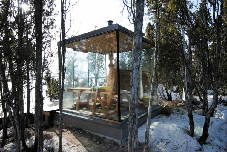 sauna jardin idee deco