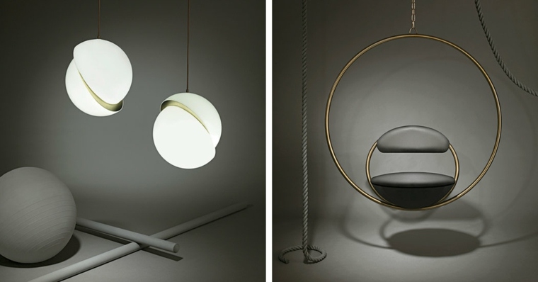 siège suspendu design intérieur moderne idée luminaires suspension fauteuil design 