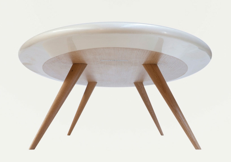 table bois artisanal design moderne idée fabrication française 