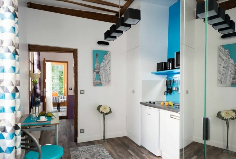 aménagement intérieur de petit appartement idee cuisine meubles