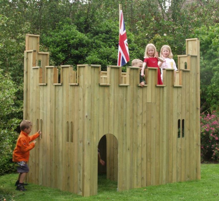 cabane de jardin pour enfant chateau bois bricolage