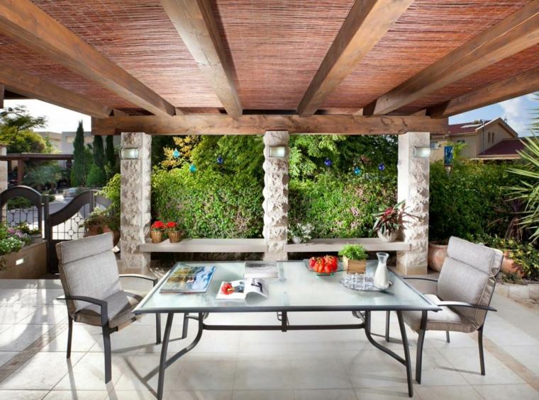 canisse pergola abris jardin soleil deco de terrasse moderne