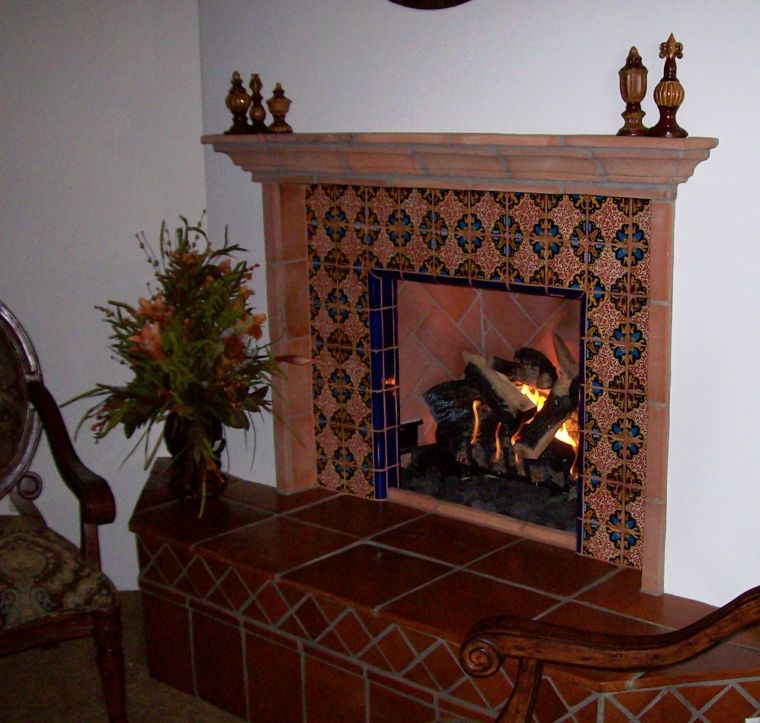 la faïence talavera design art mexicain déco cheminée originale