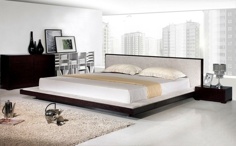 lit estrade bois moderne