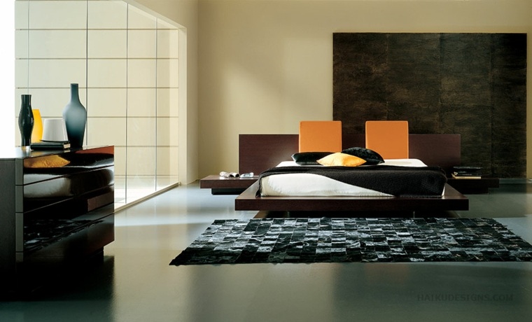 lit estrade chambre design minimaliste