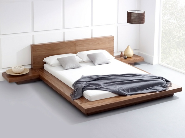 lit estrade design contemporain bois