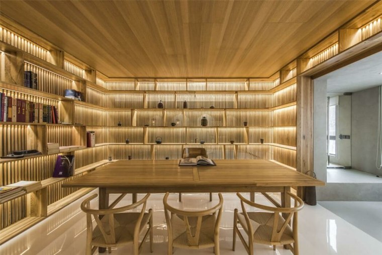 maison familiale design table en bois salle à manger
