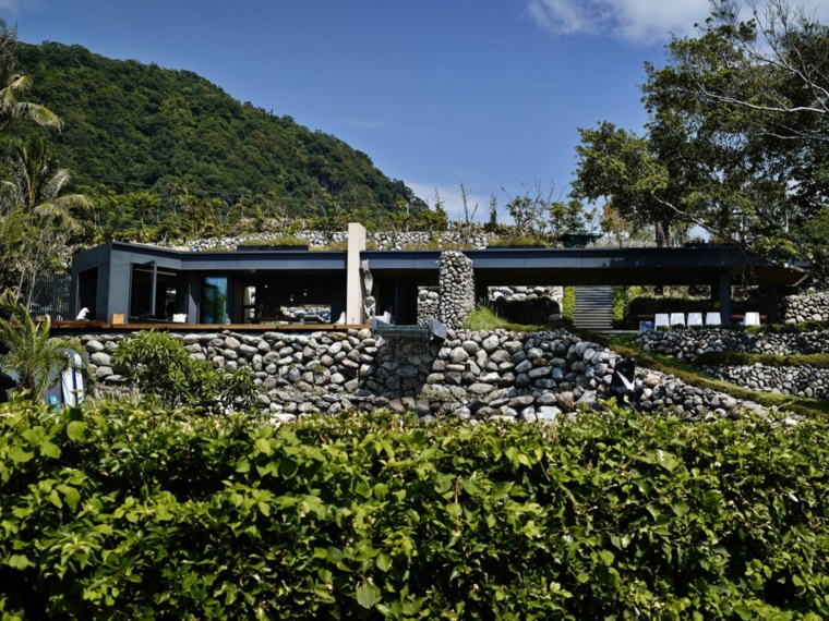 maison de pierre taiwan design terrasse moderne