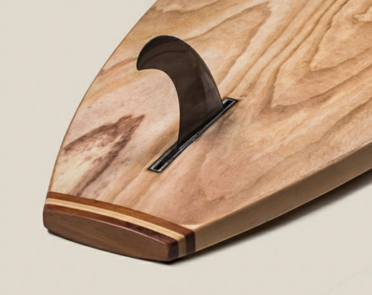 planche en bois design surf moderne détail