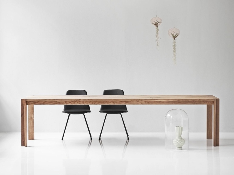 salle à manger contemporaine meuble deco minimaliste