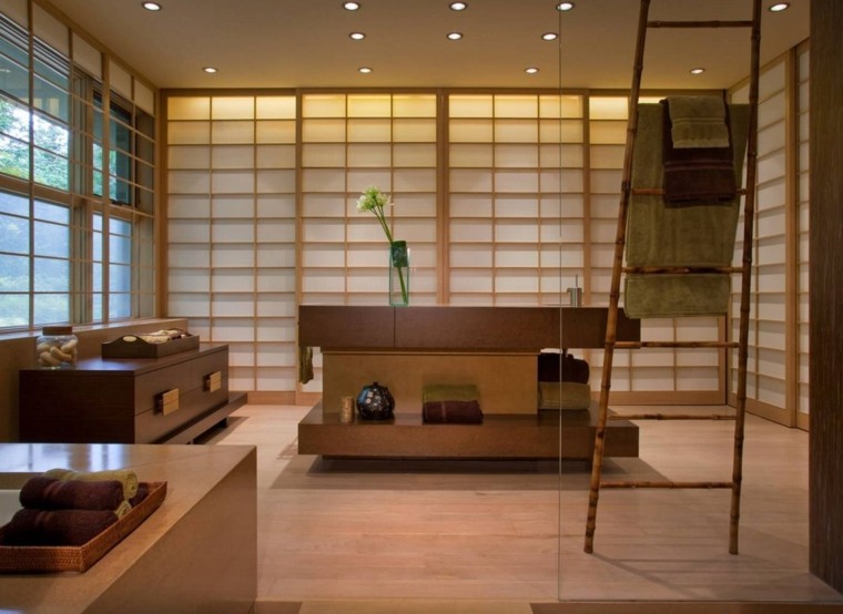 salles de bain amenagement design japonais