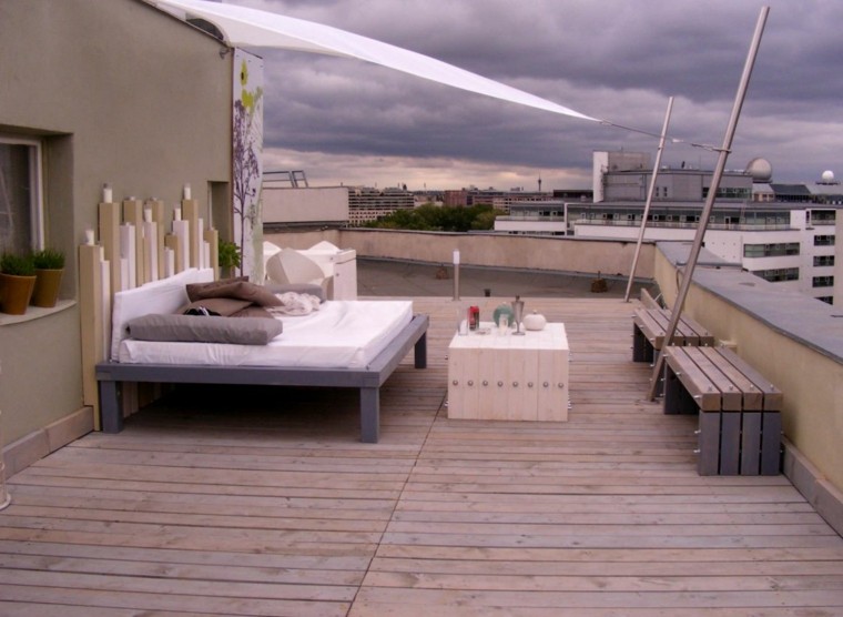 toile terrasse balcon pergola moderne