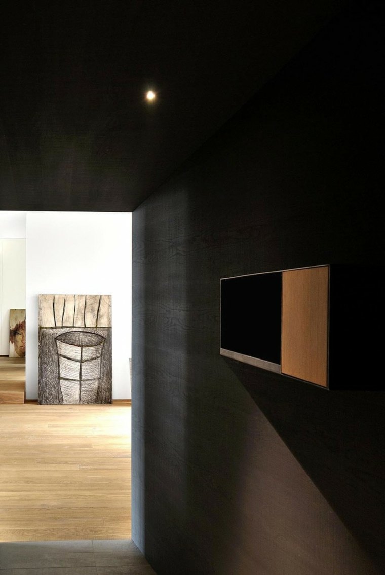 appartement privé bois idée déco tableau italie design architecture 