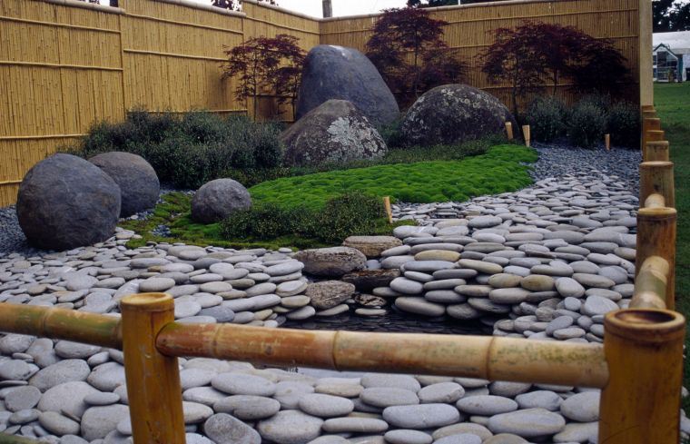 jardin de rocaille decoration exterieur zen