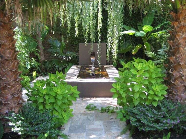 jardins japonais decoration fontaine bassin eau idees