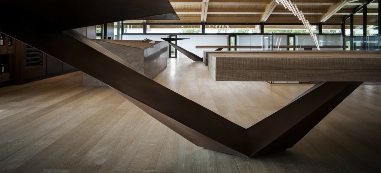 terrasse de bois piscine maison design