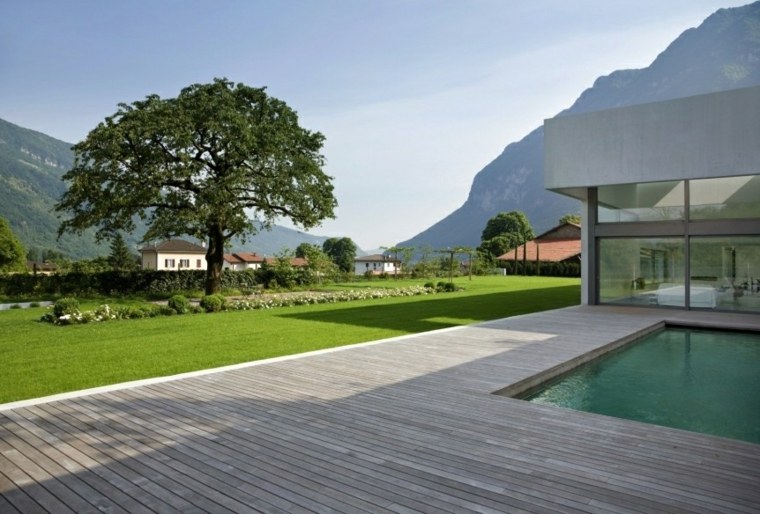 jardins minimalistes photo piscine moderne