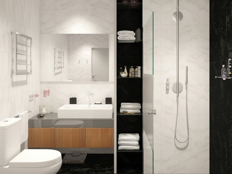 salle de bains appartement moderne aménager petit espace design
