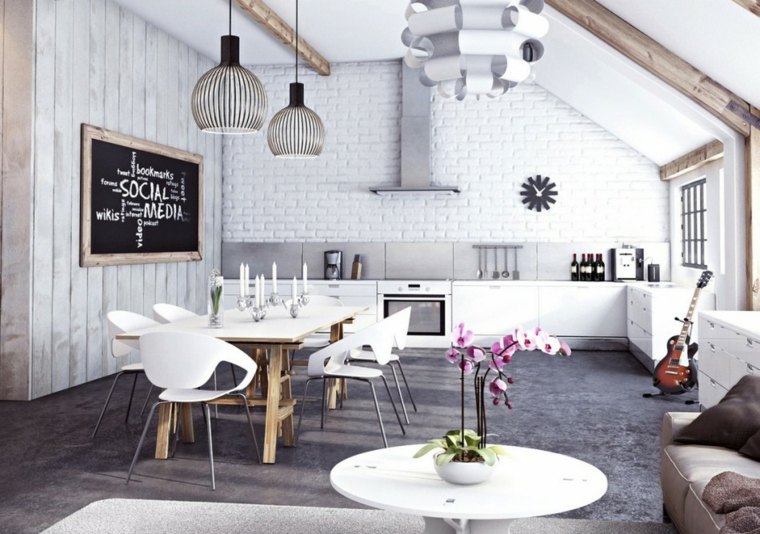 cuisine style atelier deco style scandinave