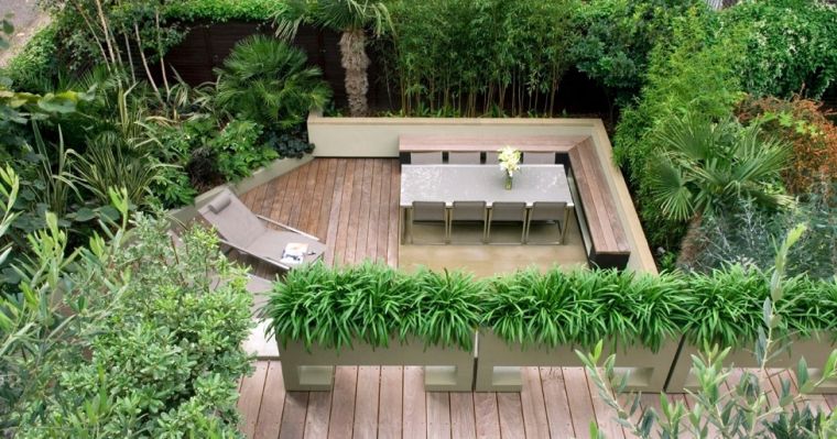 deco moderne terrasse toit vegetalise