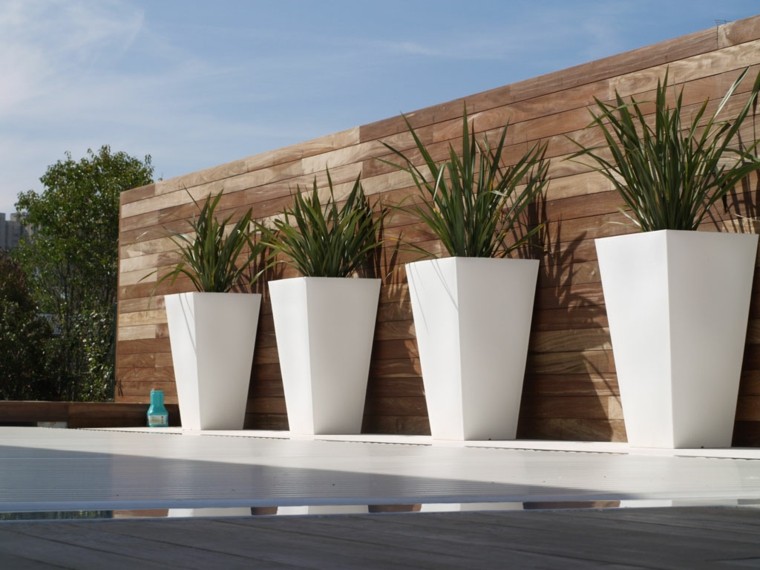grands pots modernes terrasse design exterieur