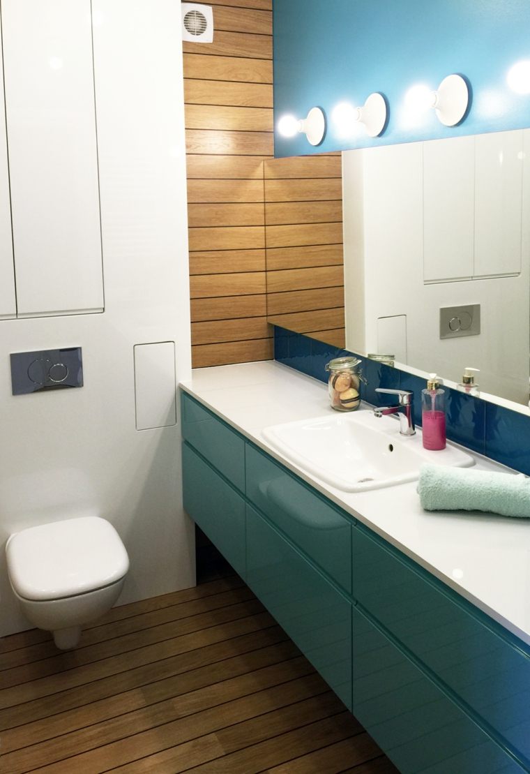 petite salle de bain moderne amenagement mobilier design