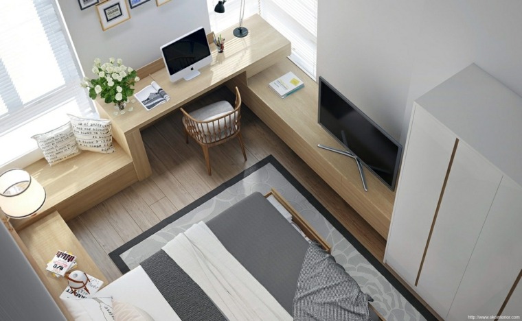 petit appartement et idee chambres design