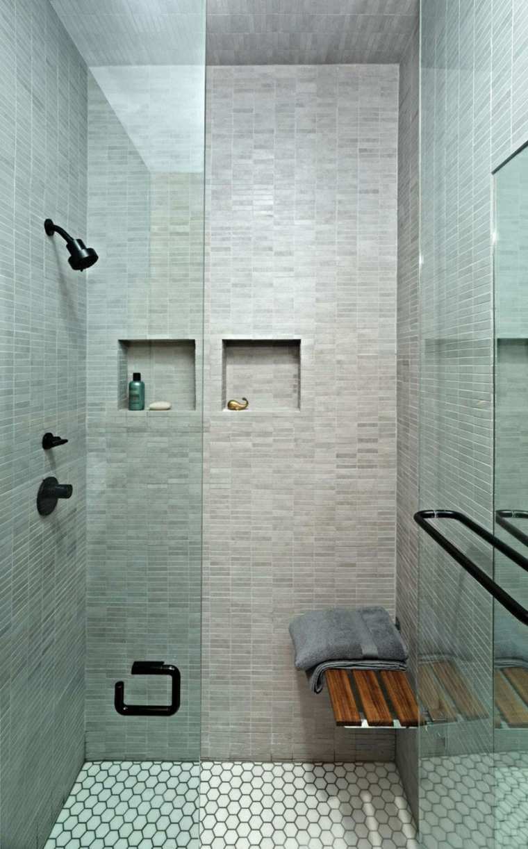 superbe cabine de douche avec deux alcoves