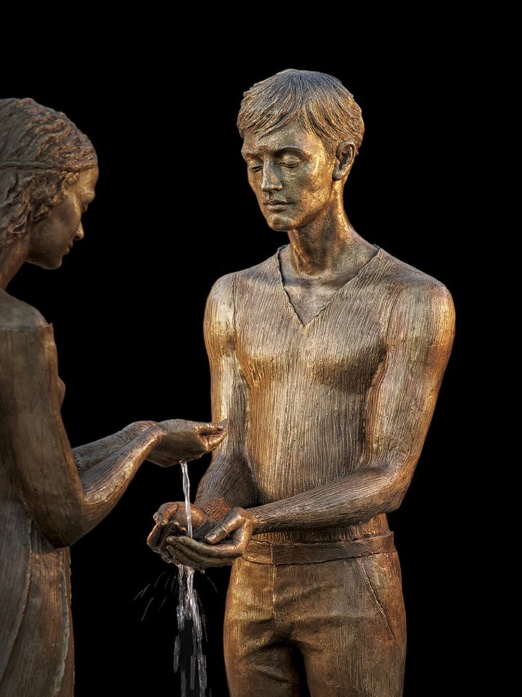 sculpture bronze détail oeuvre d'art moderne