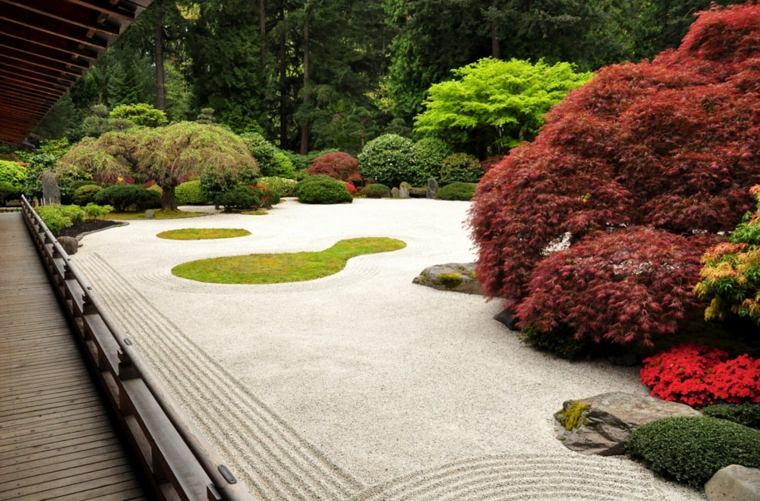 créer un jardin zen idée aménager extérieur espace