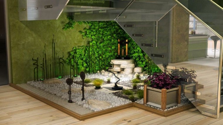 mini jardin zen intérieur