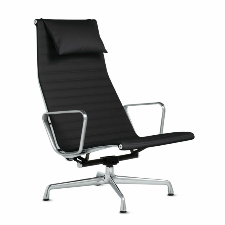 chaise design intérieur fauteuil eames noir acier