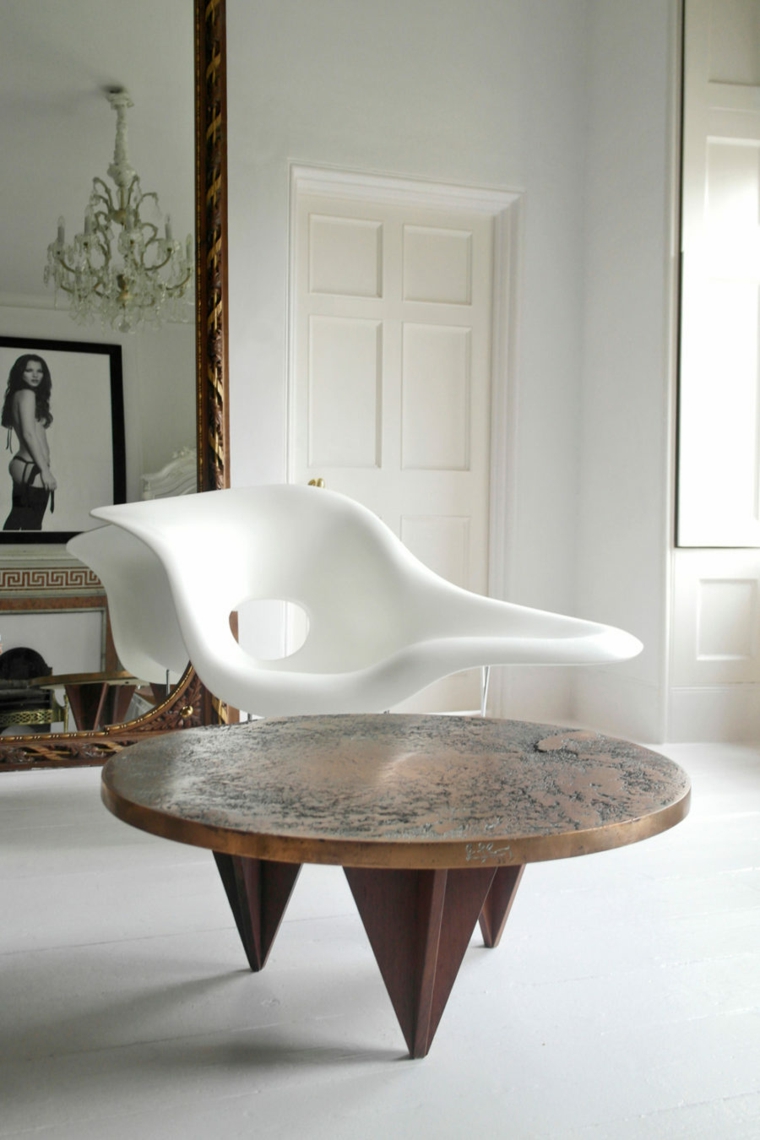 chaise moulée design table basse salon eames moderne déco cadre