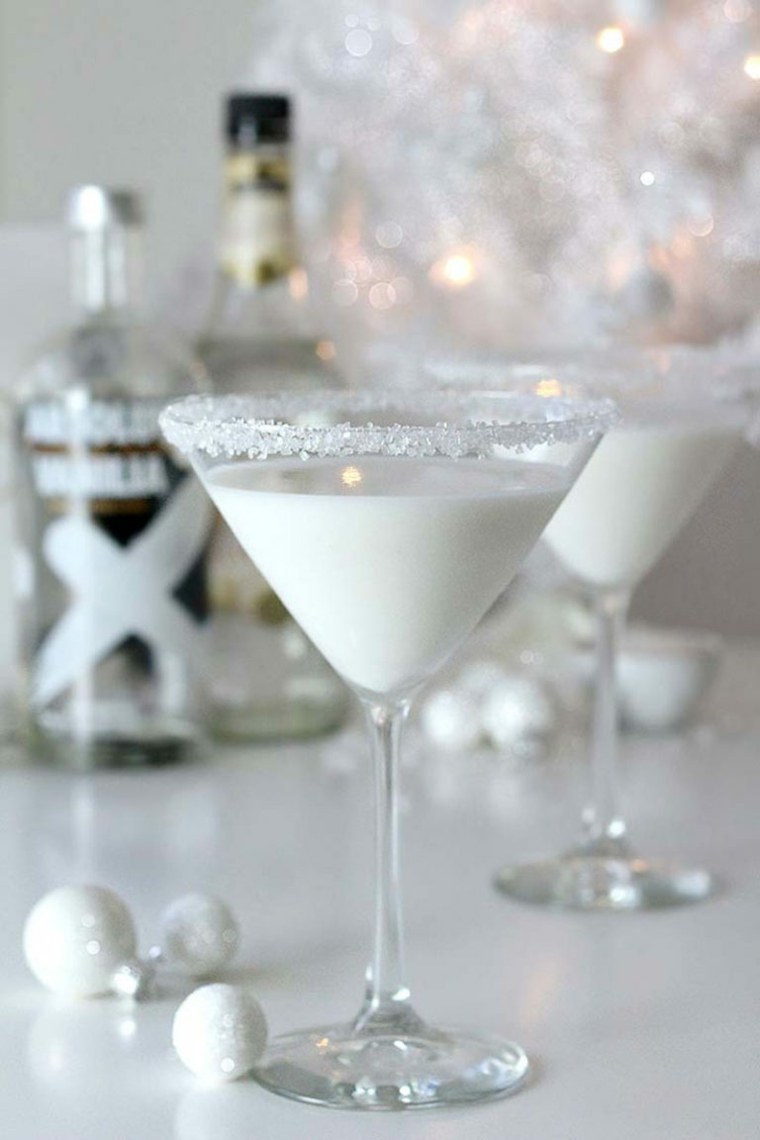 cocktails fete table blanc decoration