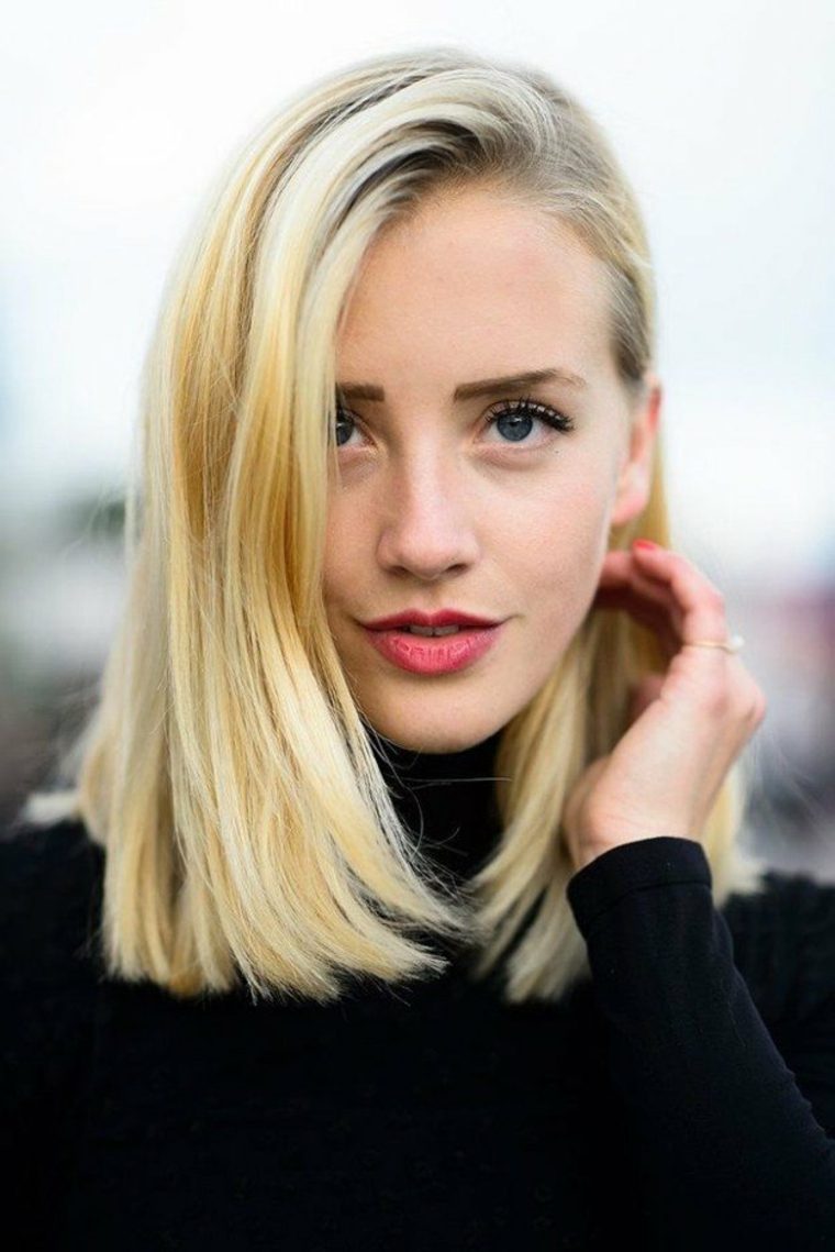 coloration blonde femme tendance automne hiver 2016 cheveux longs semi-longs coiffure idée 