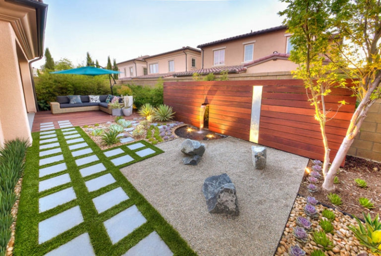 créer un jardin zen exterieur idee deco