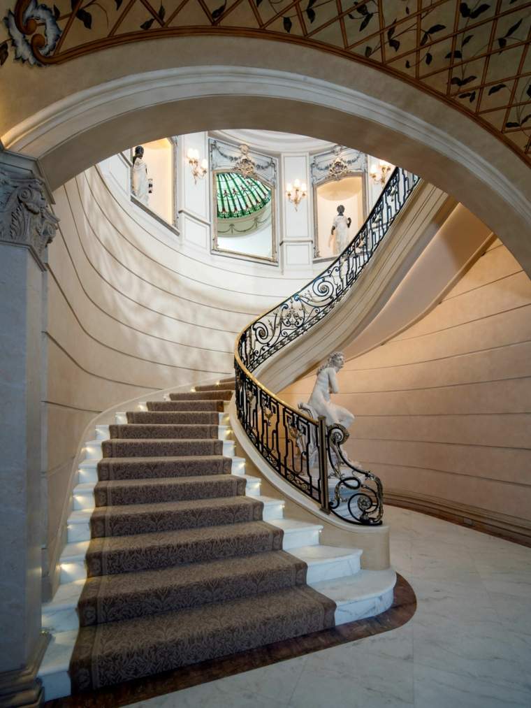 balustrade escalier période néoclassique grandeur beauté