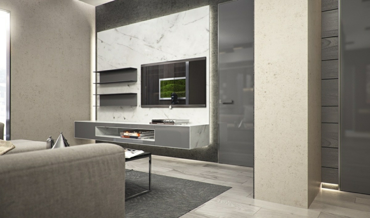 couleur neutre gris deco salon design moderne