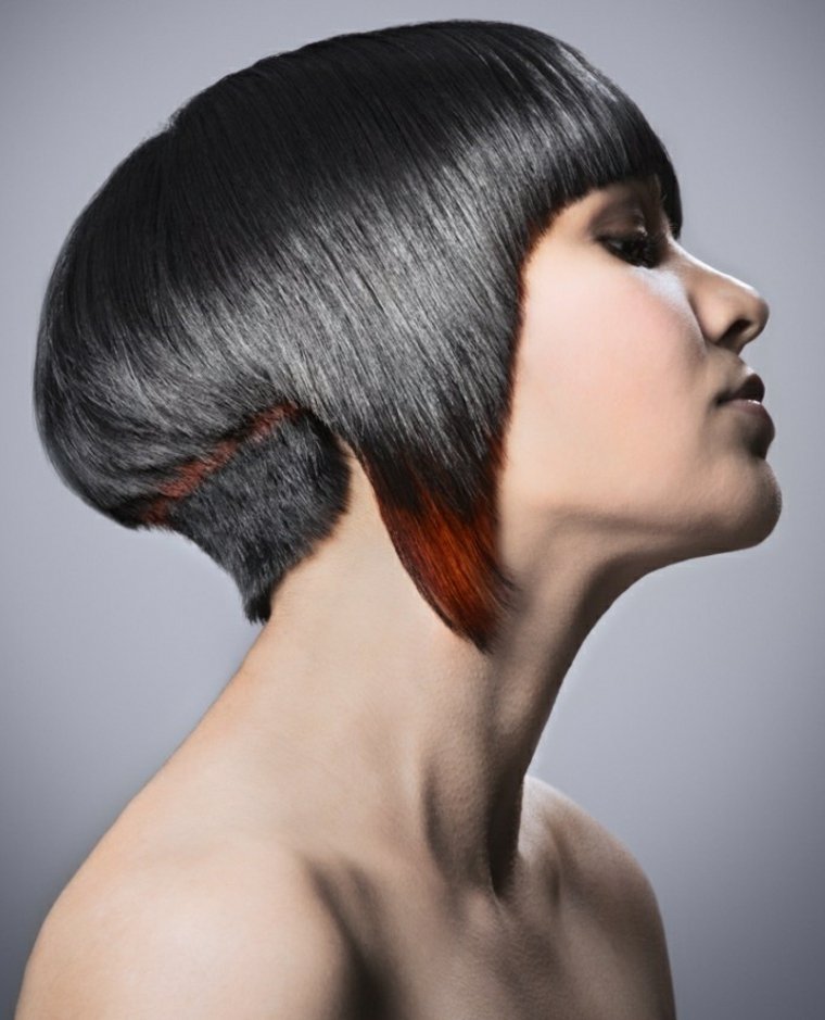 coloration femme idée coupes courtes moderne tendance coiffure
