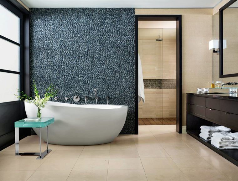 idées salle de bain avec douche italienne cabine moderne