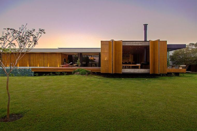 maison bois amenagement paysager architecture moderne