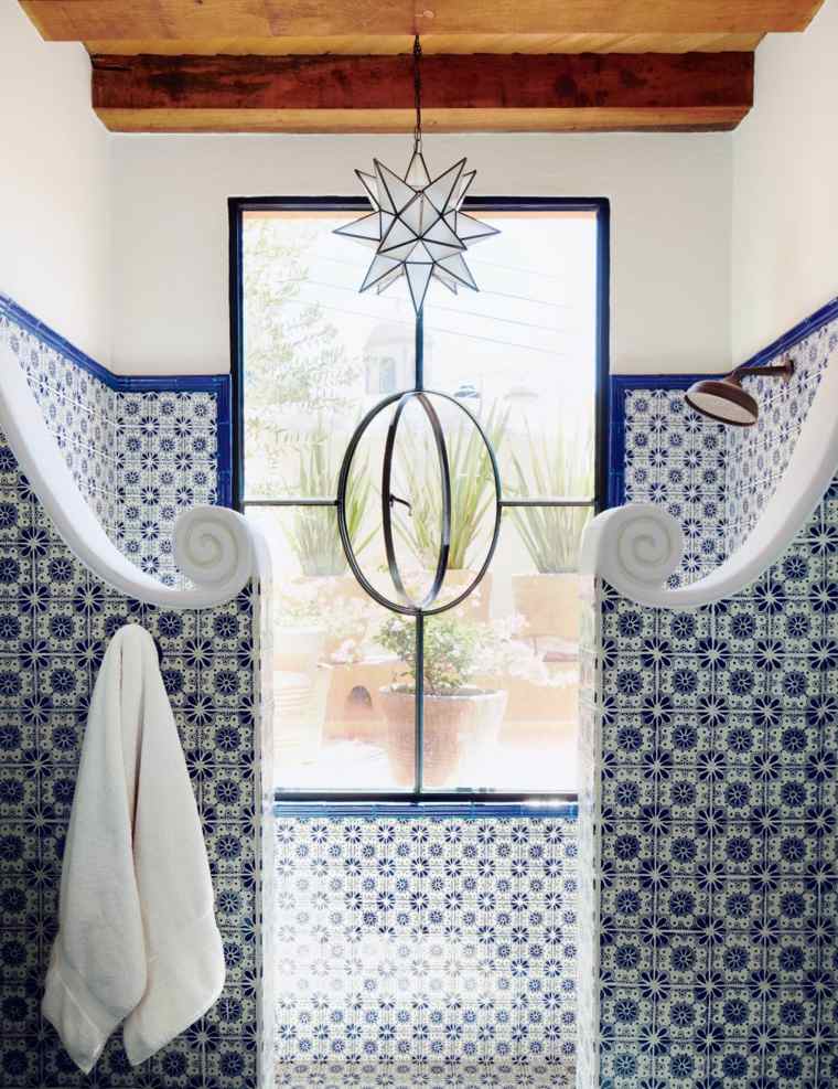 images salle de bain orientale douche mosaique