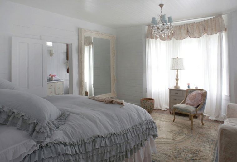 linge chambre ambiance romantique decoration chic shabby style