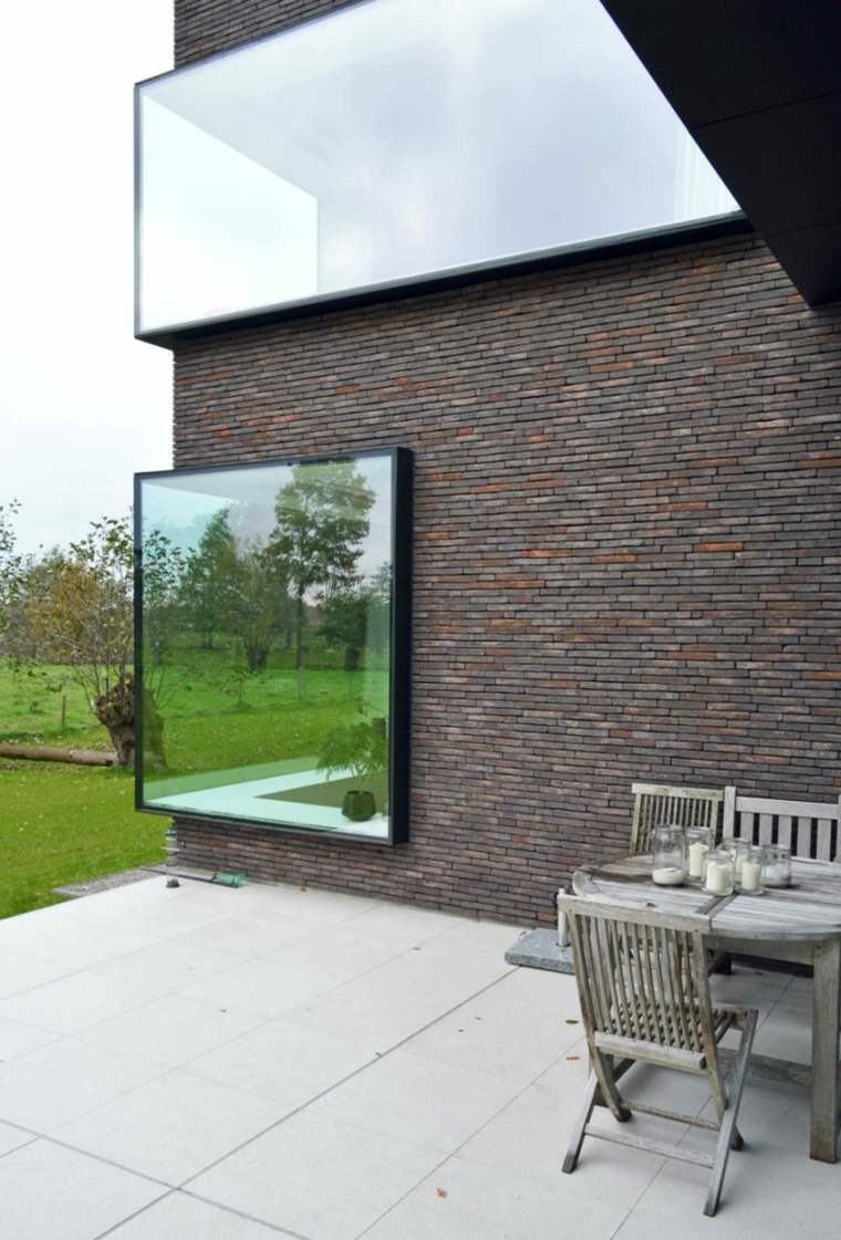baies vitrées fenetre vue panoramique maison terrasse moderne